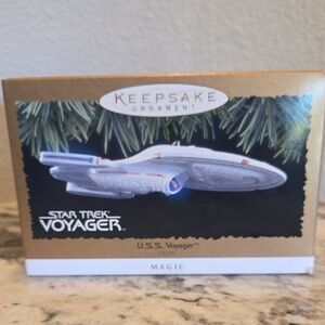 Hallmark Gold and White Holiday Ornaments